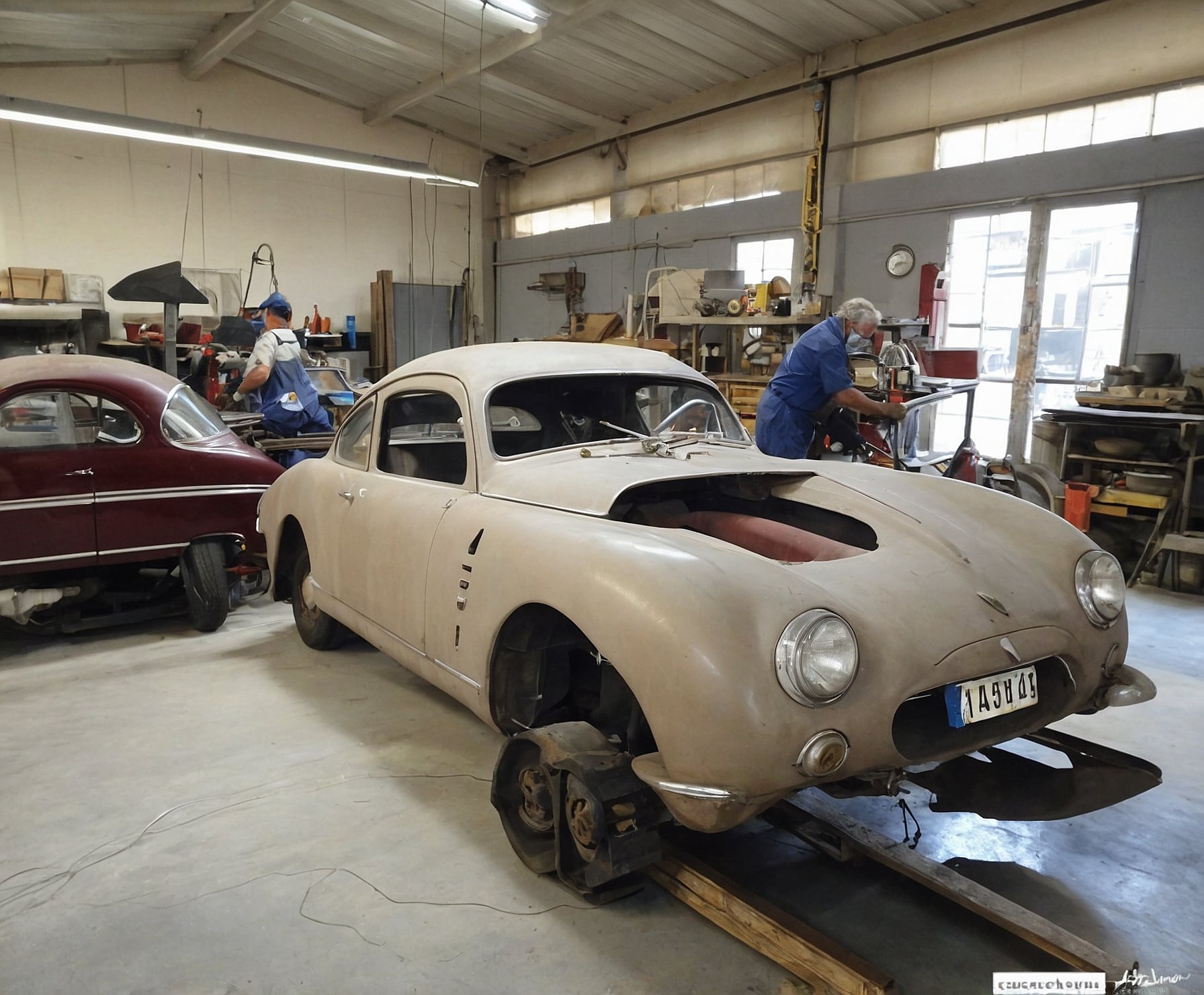 Restauración de carrocería de coches clásicos