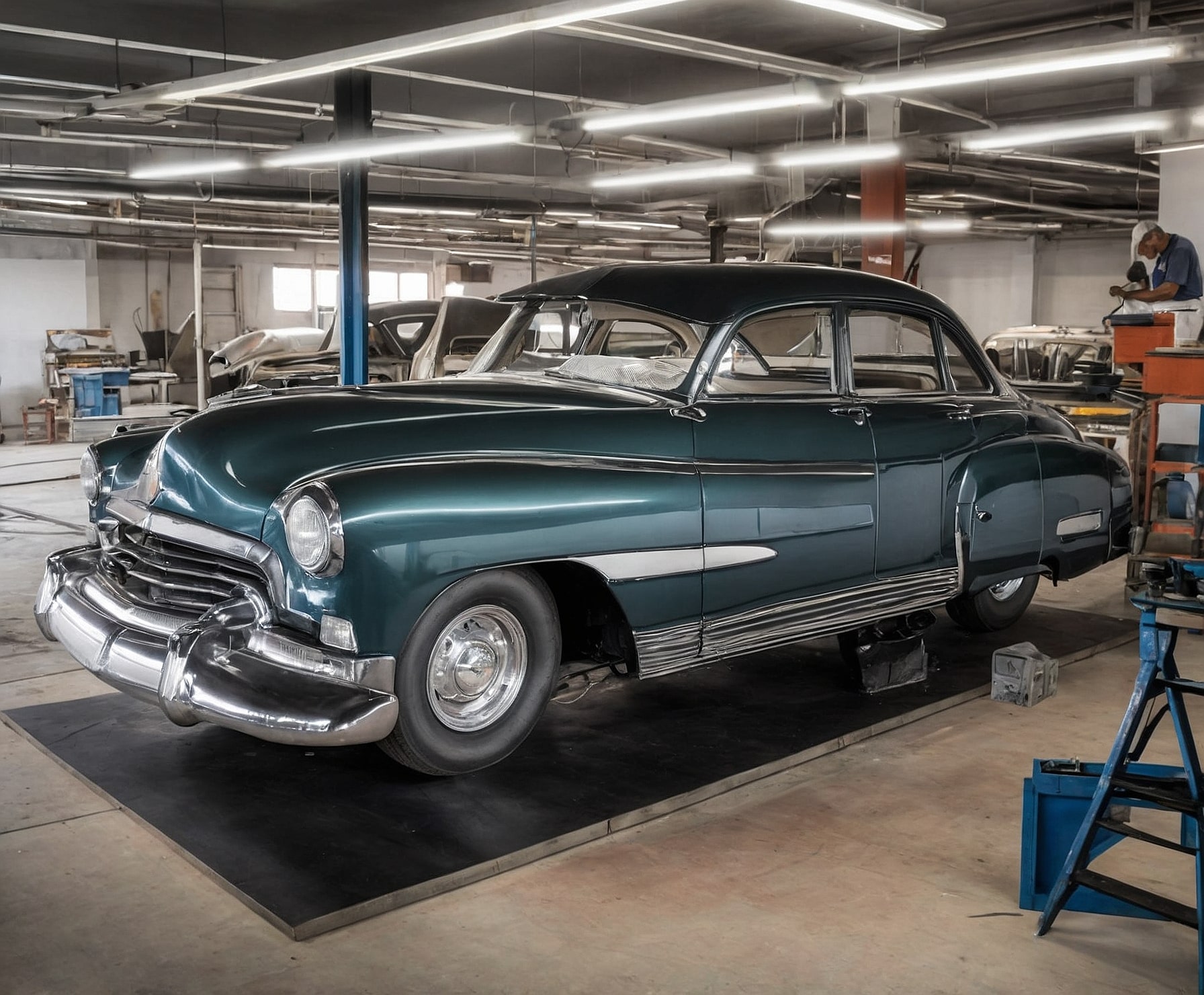Restauración de carrocería para auto clásico